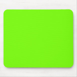 Retro Fluoro Lime-Green Collection Mouse Pad