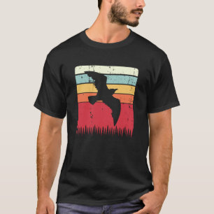 Retro Flying Bird Vintage Silhouette Animal for Bi T-Shirt