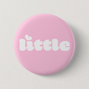 Retro Font Big Little Sorority Button