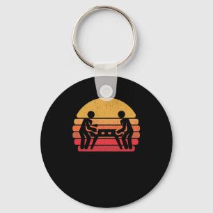 Retro Foosball Vintage Table Soccer Keychain