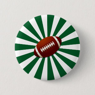 RETRO FOOTBALL 2 INCH ROUND BUTTON