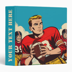 Retro Football Comics Binder