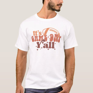Retro Football It's Game Day Y'all Women Game Day T-Shirt