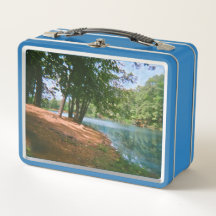 Retro Forest Landscape Lunchbox