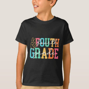 Retro Fourth Grade Preppy Back To School Teacher G T-Shirt