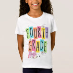 Retro Fourth  T-Shirt<br><div class="desc">Retro Fourth Grade T-Shirt
Clothing & Shoes > Kids' Clothing & Shoes > Girls' Fashion > Clothing > Tops & T-Shirts > Girls' T-Shirts</div>