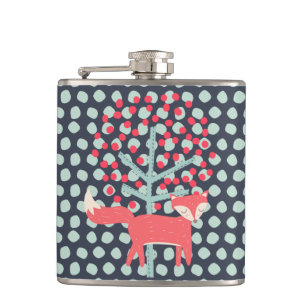 Retro Fox Hip Flask