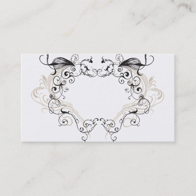 Retro frame Business Card (Front)