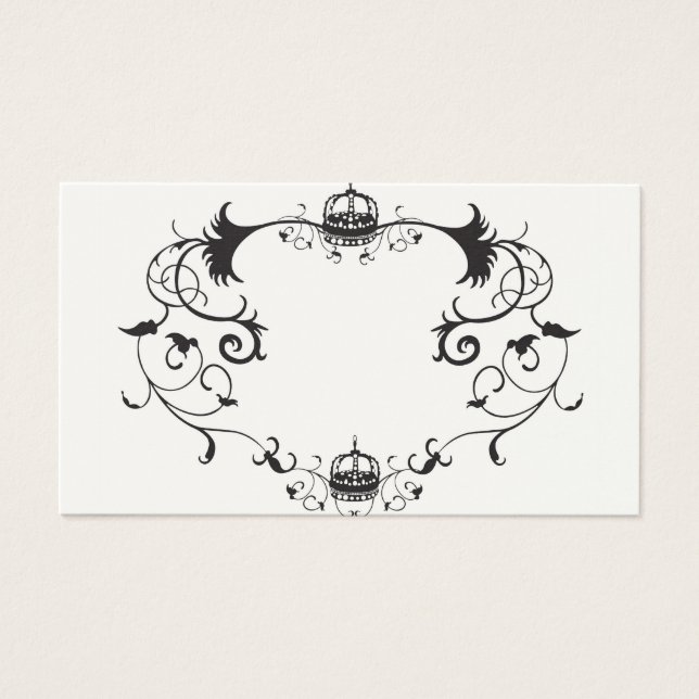 Retro frame Profile Card (Front)