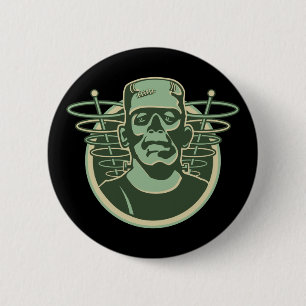 Retro Frankenstein 2 Inch Round Button