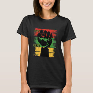 Retro Free Ish Since 1865 Juneteenth Black History T-Shirt