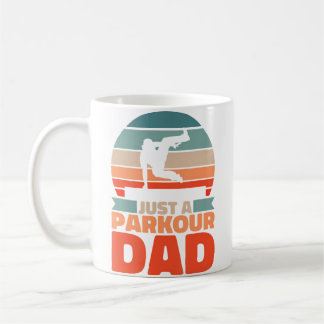 Retro Free Running Father Runner Vintage Just A Pa Coffee Mug