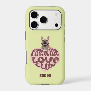 Retro Frenchie Love Club Custom Photo and Name