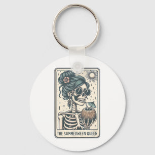 Retro Freshly Boo'd Coffee Lovers Boujee Ghost Hal Keychain
