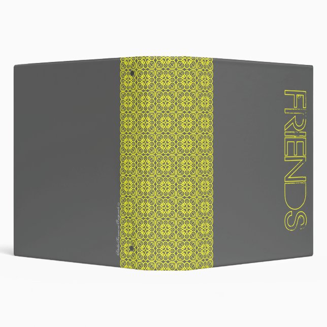 Retro FRIENDS Photo Memory Album Binder (Background)