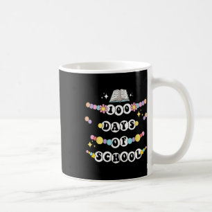 Retro Friendship Bracelet 100 Days Of School Kids Coffee Mug