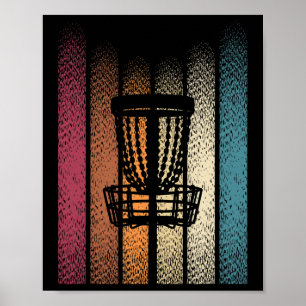 Retro Frisbee Disc Golf _5 Poster
