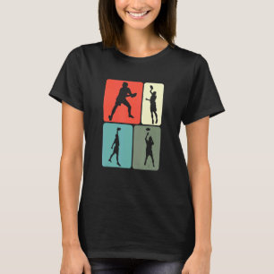 Retro Frisbee Ultimate Frisbee Player Disc Sports T-Shirt
