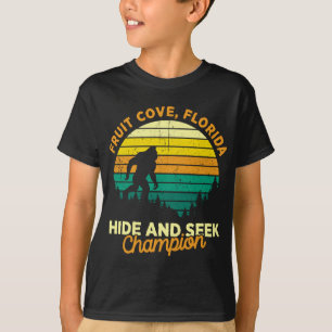 Retro Fruit Cove, Florida Big foot Souvenir T-Shirt