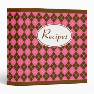 Retro Fudge Recipe Organizer Kitchen Cookbook Gift Binder