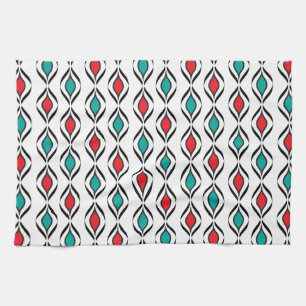 Retro Fun Patterns Kitchen Towel