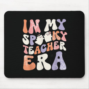 Retro Fun Teacher Halloween Cute In My Spooky Teac Mouse Pad