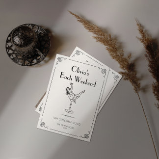 Retro Fun & Whimsy | Unique Bachelorette Invitation