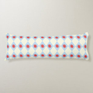 Retro Funhaus Circus Star Diamond Body Pillow