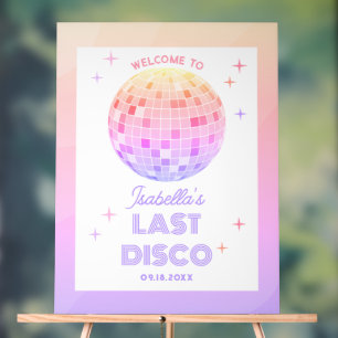 Retro Funky 70s Rose Disco Enterrement de Vie de J