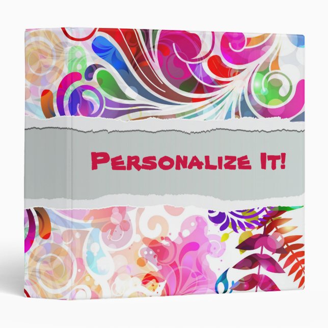 Retro Funky Binder (Front/Spine)