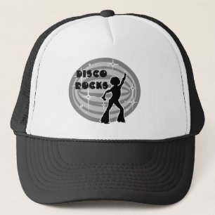 retro FUNKY hippie dance party 1970s DISCO Trucker Hat