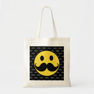 Retro Funky Moustache Moustache Tote Bag