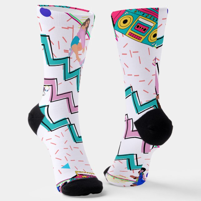 Retro Funky  Socks (Angled)