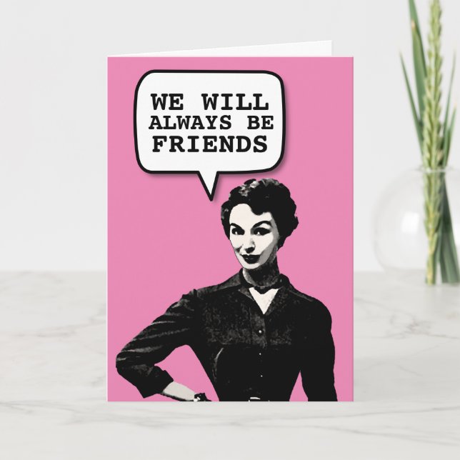 RETRO FUNNY BIRT1950S WOMAN BIRTHDAY CARD (Front)