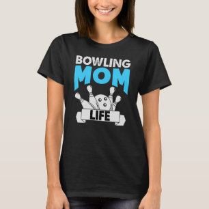 Retro Funny Bowling Mom Life Mother’s Day Women's T-Shirt