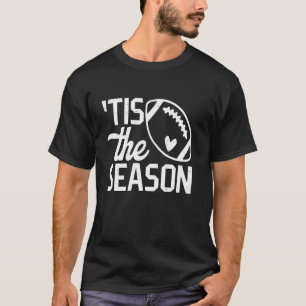 Retro Funny Football Tis The Season Fall Thanksgiv T-Shirt