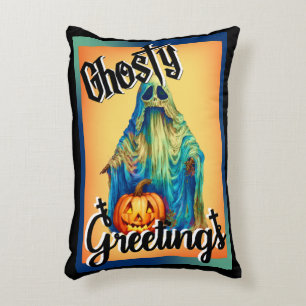 Retro Funny Halloween  Accent Pillow