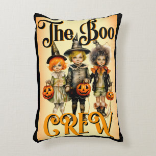 Retro Funny Halloween  Accent Pillow
