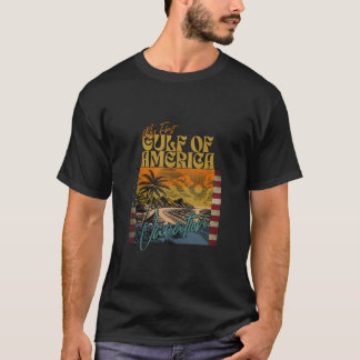 Retro Funny My First Gulf of USA America Vacation T-Shirt