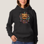 Retro Funny Pumpkin Halloween Trick Or Treat Spook Hoodie<br><div class="desc">Retro Funny Pumpkin Halloween Trick Or Treat Spooky Season</div>