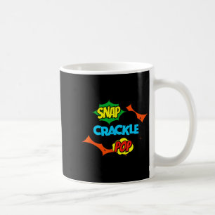 Retro Funny Snap Crackle P Quote Relax Meme Game  Coffee Mug