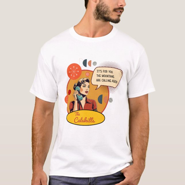 Retro, funny T-shirt (Front)