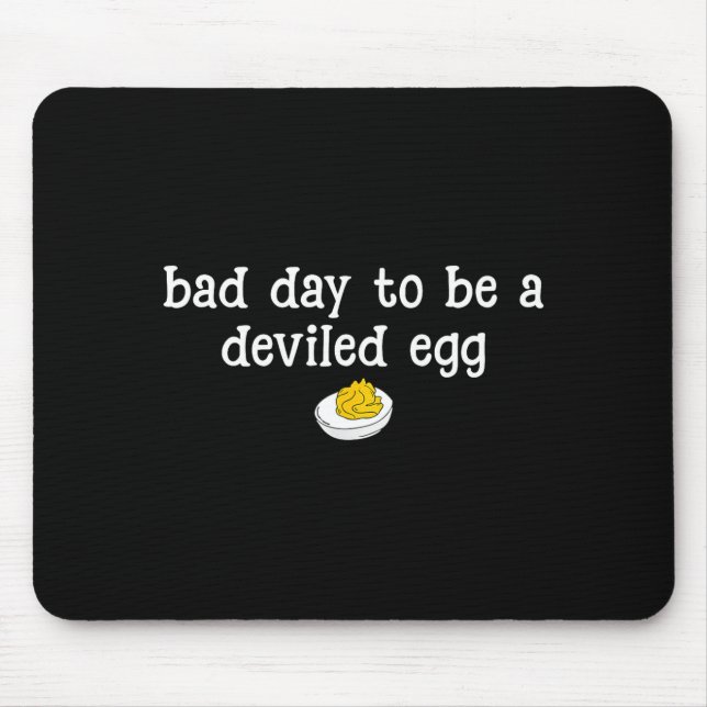 Retro Funny Thanksgiving Dinner Bad Day To Be A De Mouse Pad (Front)