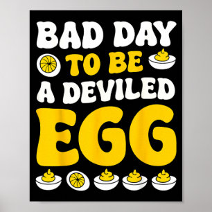 Retro Funny Thanksgiving Dinner Bad Day To Be A De Poster