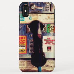 Retro Funny US Public Pay Phone - Cool and Unique iPhone XS Max Case