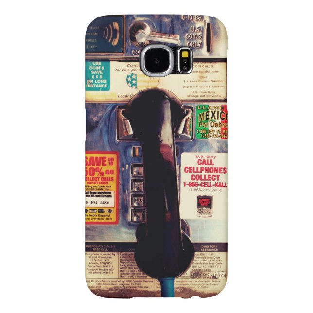 Retro Funny US Public Pay Phone - Cool and Unique Case-Mate Samsung Galaxy Case (Back)