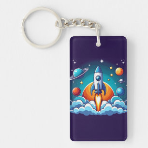 Retro, fusée spatiale