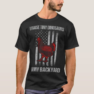 Retro Future Backyard Chicken Farmer T-Shirt