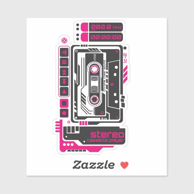 Retro Future Cassette Player (Sheet)
