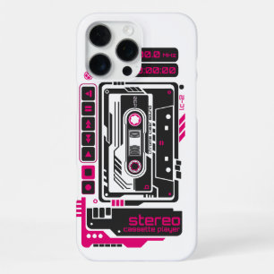 Retro Future Cassette Player iPhone 16 Pro Max Case